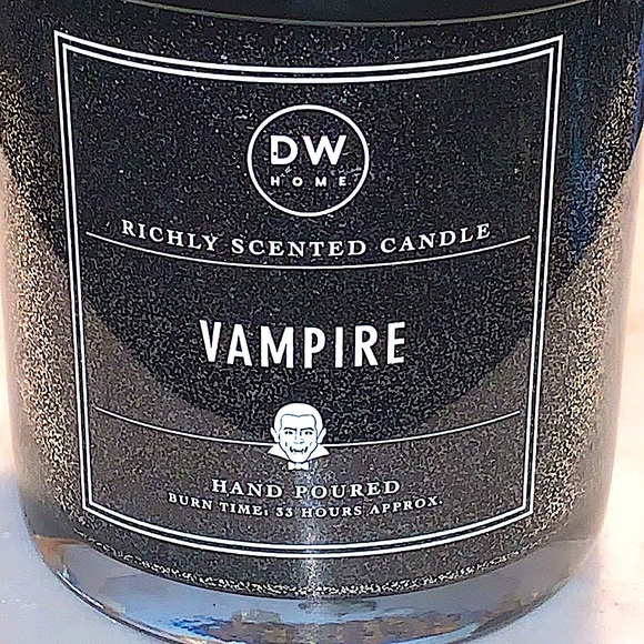 DW HOME CANDLE VAMPIRE RICHLY SCENTED NEW SILVER SPARKLE - Picture 4 of 5